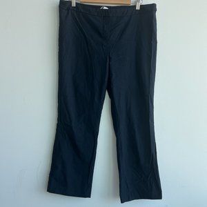 Straight Leg Navy Work Pants - Women's XL